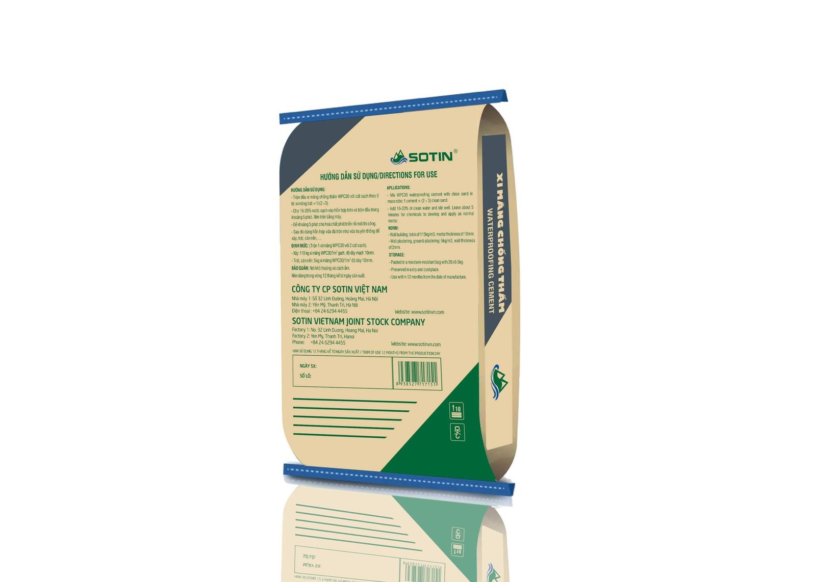 Bao bì xi măng PP dệt cao cấp - Giải pháp đóng gói siêu bền 10 Mẫu bao bì đựng xi măng PP dệt in ấn đẹp 2