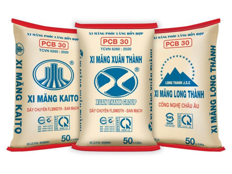 Mẫu bao bì đựng xi măng PP dệt in ấn đẹp 1