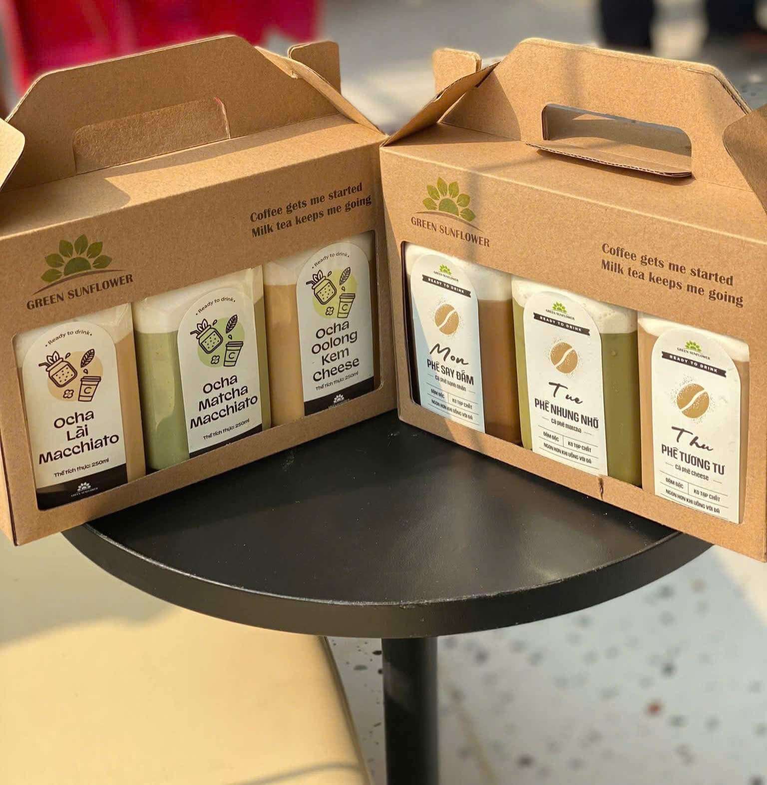 Mẫu hộp đựng bánh làm từ giấy kraft