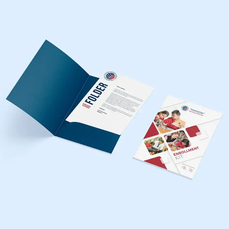 Mẫu thiết kế folder đảm bảo chất lượng in sắc nét