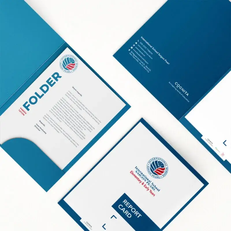 Mẫu thiết kế folder theo yêu cầu