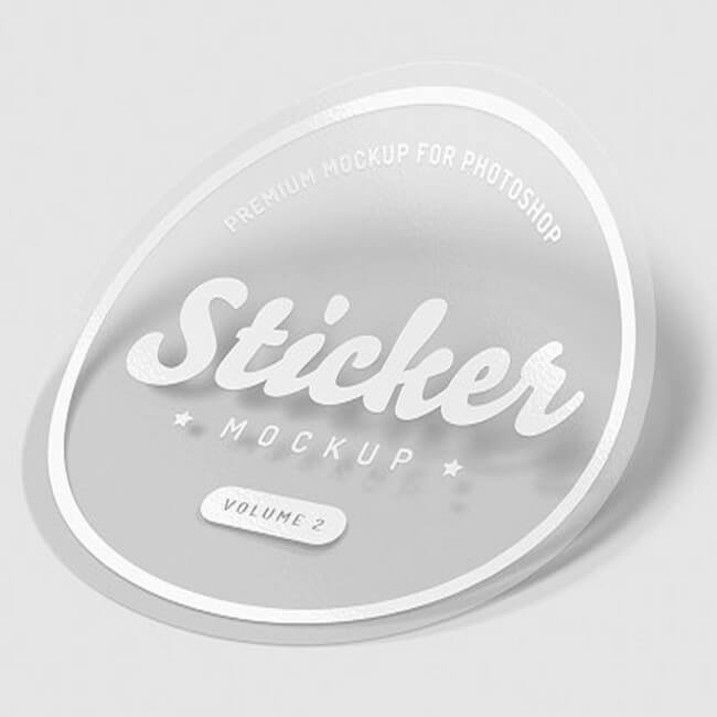 Tem decal nhựa trong giúp nhìn rõ sản phẩm