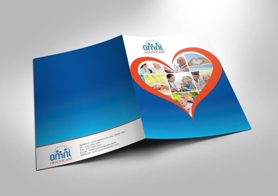 Thiết kế folder cho ngành y tế