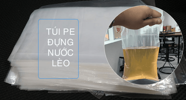 Túi PE Trong Suốt Cao Cấp - Giá Tốt, In Ấn Sắc Nét 8 Túi PE trong suốt đựng nước lèo 2