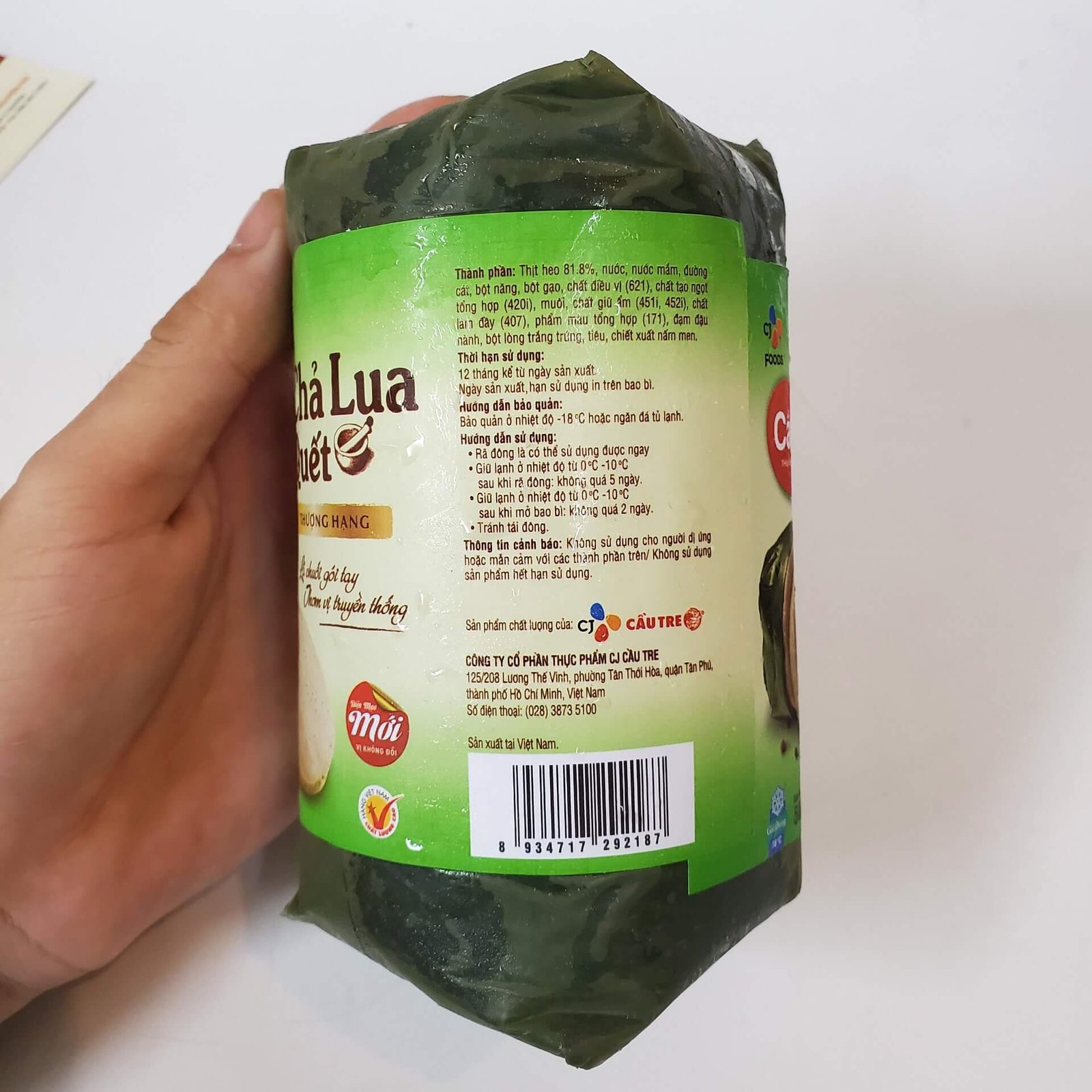 Quy cách và Báo giá Bao bì Chả Lụa