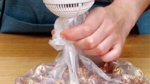 Tận dụng máy sấy tóc hút chân không