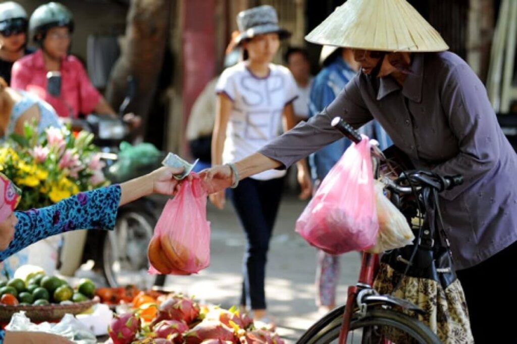 thực trạng sử dụng túi ni lông hiện nay
