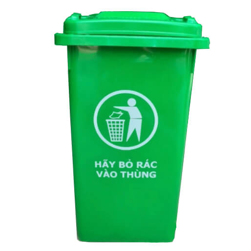 Thùng rác xanh: Rác thải hữu cơ và sinh hoạt thông thường