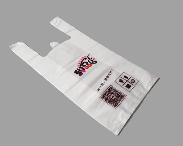 Túi Xốp Siêu Thị Cao Cấp, In Logo Theo Yêu Cầu - Bao Bì Giá Rẻ 8 Túi xốp hai quai dễ phân hủy, thân thiện môi trường