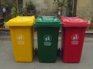 Vì sao cần quy định màu sắc thùng rác?