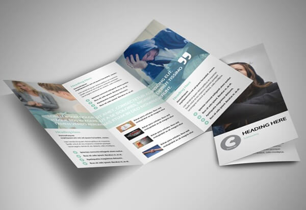 Brochure là gì và địa chỉ in brochure giá rẻ lấy ngay tại Hà Nội, TPHCM 6 Brochure gấp ba (Tri-fold)