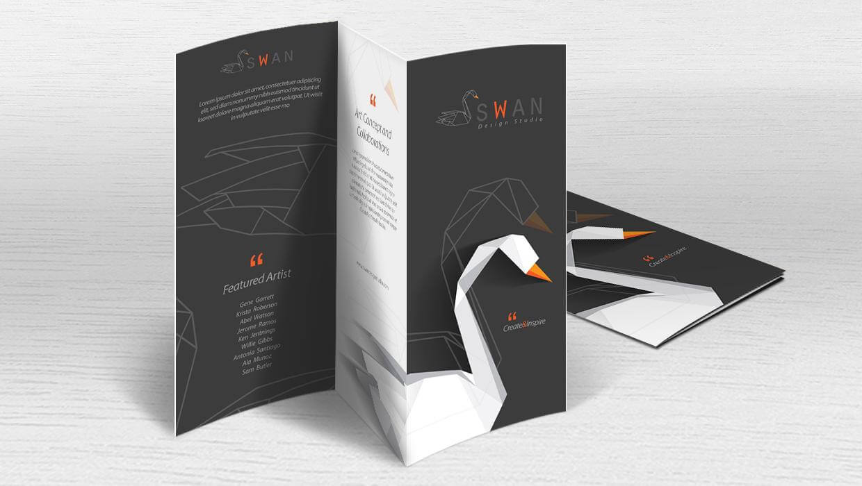 Brochure là gì và địa chỉ in brochure giá rẻ lấy ngay tại Hà Nội, TPHCM 7 Brochure gấp bốn (Gate-fold)