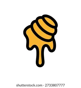 Mẫu logo mật ong đẹp ấn tượng giúp khẳng định thương hiệu chuyên nghiệp 13 Giọt mật cách điệu