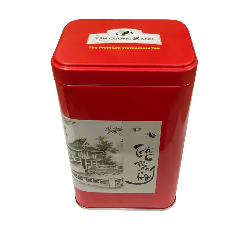 Hộp giấy đựng chè với thiết kế tinh tế sang trọng nâng tầm giá trị sản phẩm 7 Hình ảnh trên hộp trà truyền tải một phần những đặc điểm của thương hiệu