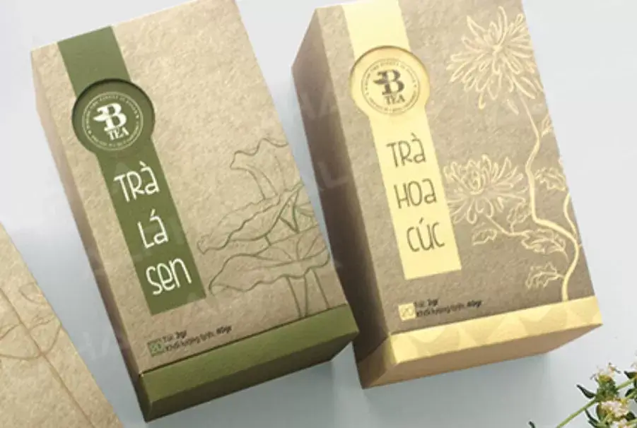 Hộp giấy đựng chè với thiết kế tinh tế sang trọng nâng tầm giá trị sản phẩm 1 Hộp trà giúp bảo quản trà tối ưu