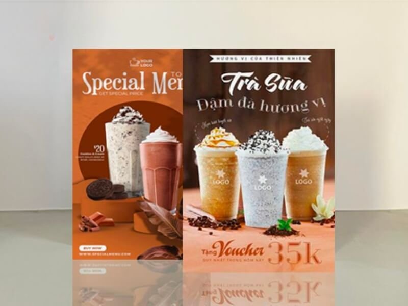 Thiết kế tờ rơi quảng cáo theo yêu cầu