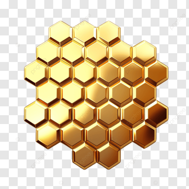 Mẫu logo mật ong đẹp ấn tượng giúp khẳng định thương hiệu chuyên nghiệp 9 Logo cấu trúc tổ ong vàng