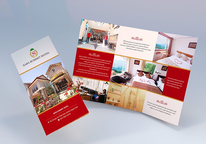 50 mẫu thiết kế brochure khách sạn sang trọng đẳng cấp thu hút mọi ánh nhìn 4 Mẫu brochure khách sạn dạng sách nhỏ