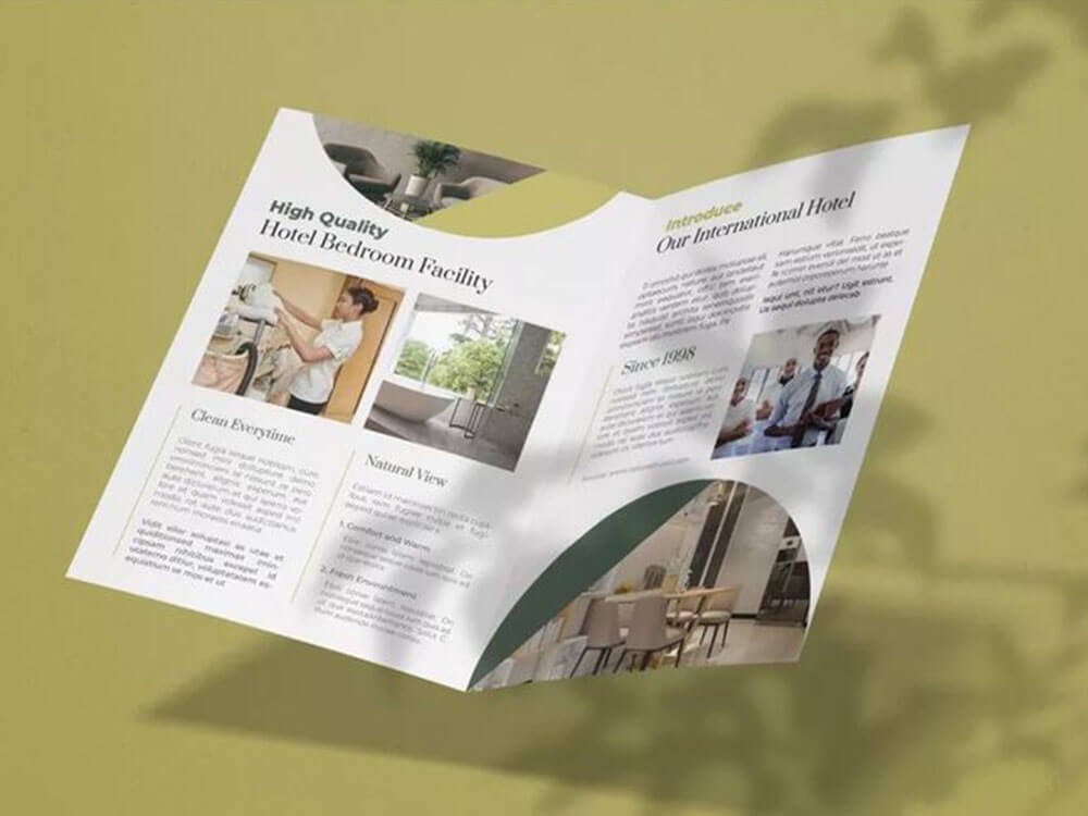 50 mẫu thiết kế brochure khách sạn sang trọng đẳng cấp thu hút mọi ánh nhìn 9 Mẫu brochure khách sạn sáng tạo chuyên nghiệp
