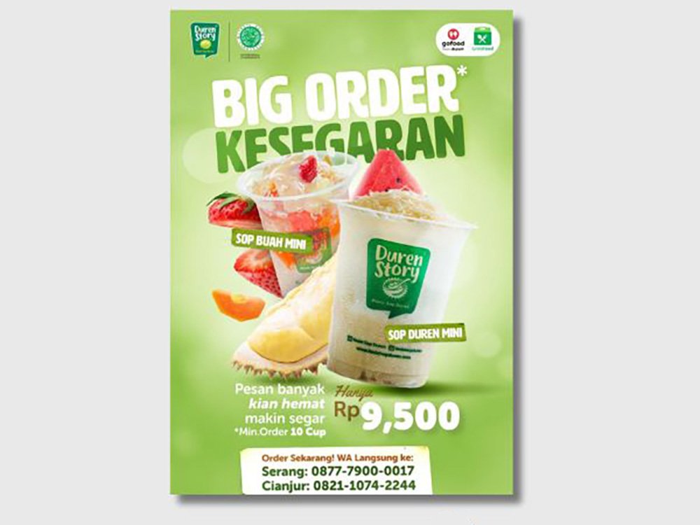 Tờ rơi trà sữa ấn tượng