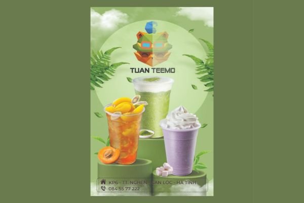 Mẫu tờ rơi trà sữa chuyên nghiệp
