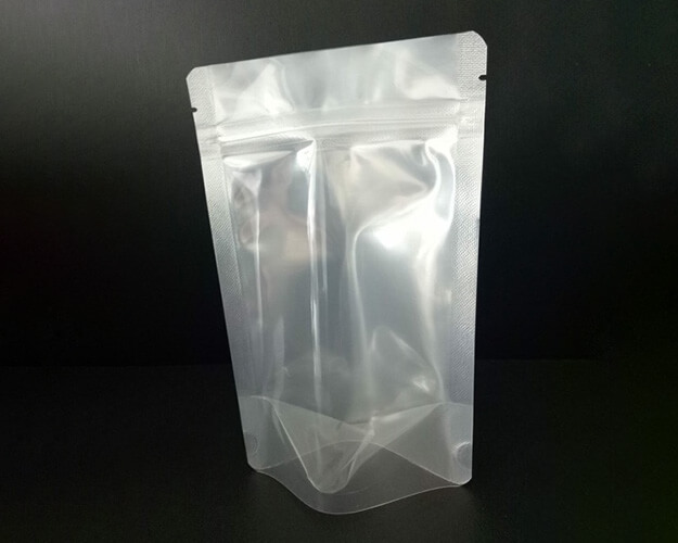 Túi Zipper phối hợp một mặt trong, một mặt bạc