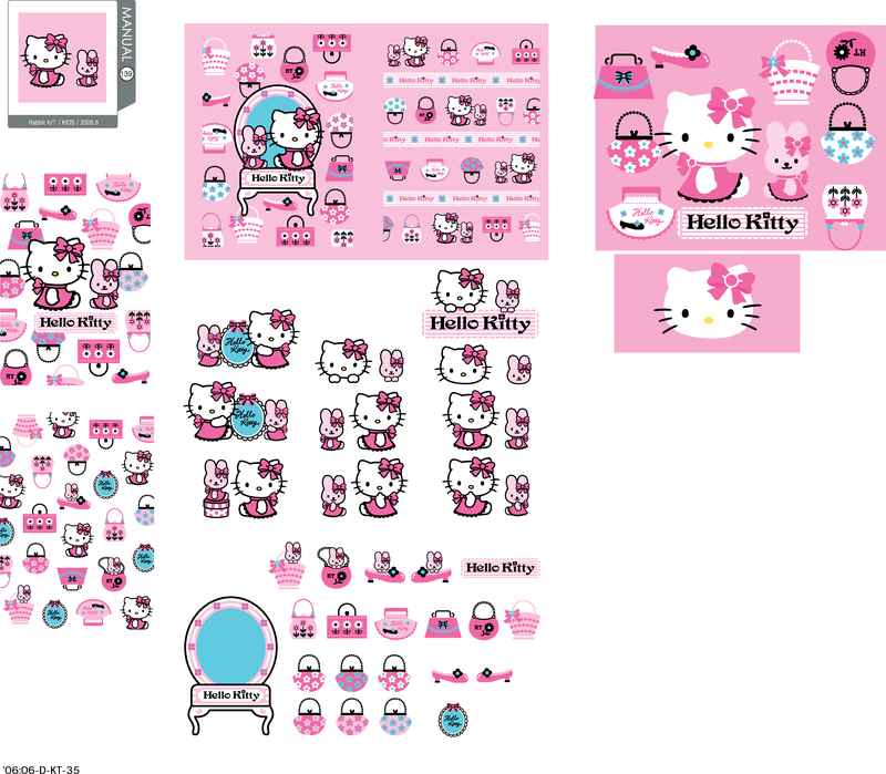 Ứng dụng đa dạng của các tệp Hello Kitty vector