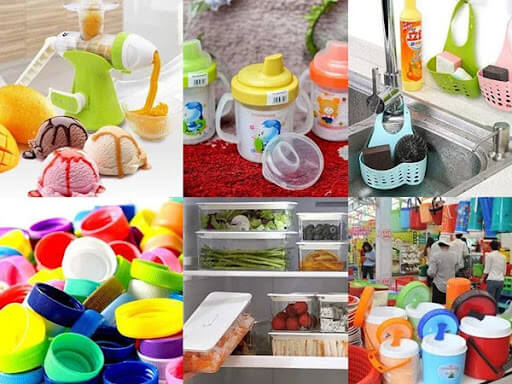 Các lĩnh vực ứng dụng tiêu biểu của hạt nhựa nguyên sinh