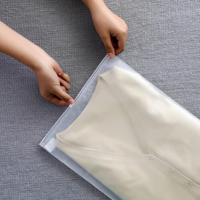 Bảng giá sỉ túi zipper đựng quần áo tại thị trường TPHCM