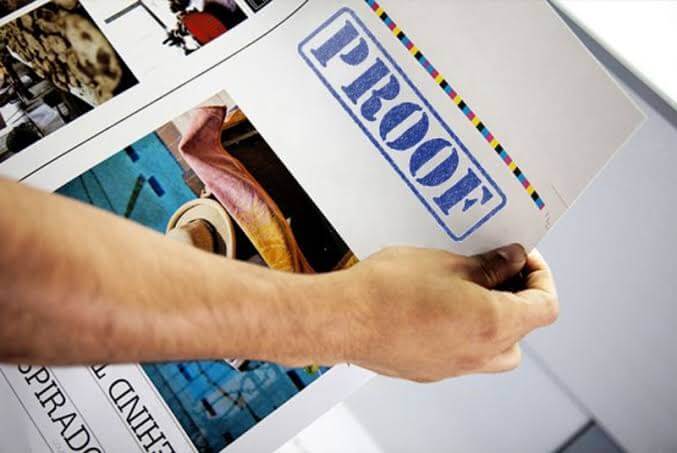 Quy trình kiểm tra bản in thử (Proofing)