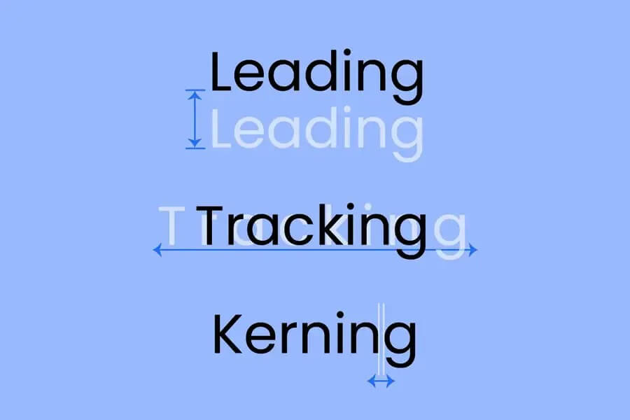 Tinh chỉnh Kerning và Tracking